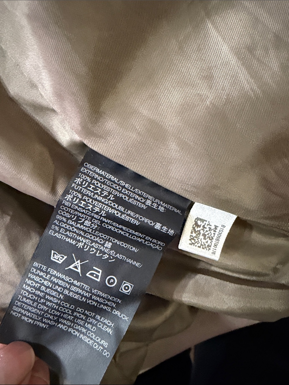 Y-3 Yohji Yamamoto grey hooded bomber jacket - Picture 6 of 8